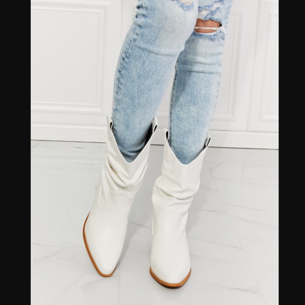 🌟NEW, CUTE** - MMShoes Better in Texas Scrunch Cowboy Boots | OFFERS WELCOME! - Picture 3 of 6